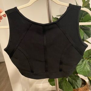 BCBG banded crop top